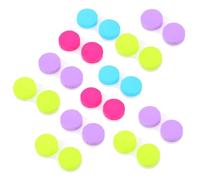 SHERCHPRY 30pcs Eye Case Box Set Candy Color Double Compartment Portable Eye Container with Tool Kit for Travel Daily Office Use