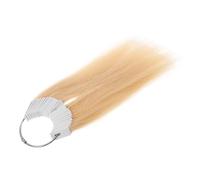 SHERCHPRY 30pcs Hair Sample Ring Testing Strands Human Hair Bulk and Styling Testing Kit Including