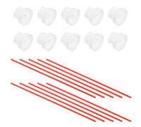 SHERCHPRY 30pcs Spray Paint Nozzles with Dual-use Plastic Caps and Trigger for Aerosol Cans, Waterproof Leak-proof Spray Tips for Graffiti and DIY Automotive Body Repair Tools