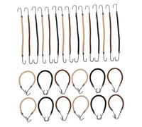 SHERCHPRY 36pcs Hair Rope Hair Hook Ponytail Holders Bungee Cords Hooks Styling for Braids