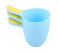 SHERCHPRY 3pcs Baby Shampoo Rinse Cup Set with Ergonomic Nonslip Handles, Sturdy Pp Material Hair Washing Jug for Bathing Newborns and Boys and Girls, for Gentle Shower and Bath Rinse