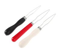 SHERCHPRY 3pcs Button Hook Dressing Aid Tool for Seniors and Arthritis Lightweight Plastic Buttoning and Zipper Pull Helper for One Handed Use Multipurpose Adaptive Equipment