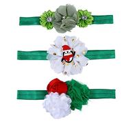 SHERCHPRY 3Pcs Christmas Headbands Adorable Hair Accessories for Xmas Halloween Stretchy Comfortable for Boy Girl and Older Holiday