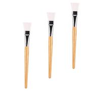 SHERCHPRY 3pcs Facial Mask Brush with Soft Fibers Mud Applicator for Sensitive Skin Durable Beauty Tools for Home and Professional Use Easy to Clean and Heat Resistant