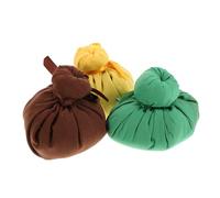 SHERCHPRY 3pcs Herbal Aroma Compress Balls Set for Thai Massage Wormwood Warming Bags Natural Spa Wellness for Muscle Relief Eye and Face Heat Therapy