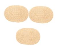 SHERCHPRY 3pcs Lolita Straw Bonnet Hat for Women Large Flat Braided Sun Hat Lightweight Durable Beach Vacation Sun Protection with Wide Brim for Photo Shoot and Outdoor Use