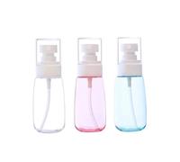 SHERCHPRY 3pcs Plastic Empty Spray Bottle Refillable Travel Mist Spray Bottles for Makeup Portable Fine Mist