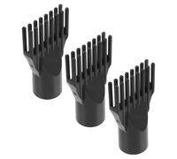 SHERCHPRY 3pcs Plastic Pet Hair Dryer Nozzles Blow Dryer Comb Attachment Replacement Styling Nozzle for Grooming Dogs and Cats Suitable for Home and Professional Use