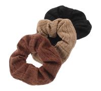 SHERCHPRY 3pcs Women Hair Scrunchies Elastic Fabric Hair Ties for Ponytails and Buns Vintage Style Secure Hold and Slip-resistant Design Casual and Athletic Activities for Women