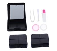 SHERCHPRY 3sets Travel Contacts Lens Case Boxes with Mirror Leakproof Design and Sturdy Material Portable Lens Containers for Safe Storage The Go