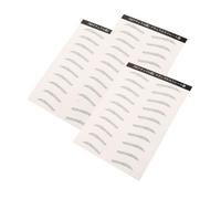SHERCHPRY 3sheets Bionic Eyebrow Sticker Temporary Brow Decals for Women Girls Easy Application Eyebrow Peel off Makeup Sticking Strips