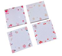 SHERCHPRY 4 Books To-do List Memo Pads Notes Stickers 80 Sheets Paper Delicate Shape Creative Design Practical Features without Smudging Ink for School Students