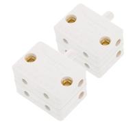 SHERCHPRY 4 Pcs High Sensitivity Magnetic Door Switch for Cabinet and Wine Cabinet White Plastic Sensor Design Automatic Light Switch for Home Use Light Control
