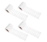 SHERCHPRY 4 Rolls Jewelry Price Tags Stickers 2000Pcs White Self-Adhesive Blank Price Labels for Necklace Ring Jewelry Display Pricing Paper Tags for Retail Use
