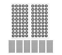 SHERCHPRY 400pcs High Reflective 3d Scanning Alignment Dots with Tear Resistant Pet Reflective Film, High Contrast Calibration Points for Industrial 3d Scanner and Optical Tracking