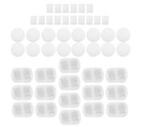 SHERCHPRY 48pcs Pet Water Dispenser Replacement Filter with Advanced Filtration System and Easy Installation, Suitable for Puppy and Small Animals, Made of Nonwovens and Cocoanut Active