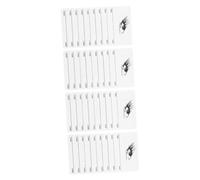 SHERCHPRY 4pcs Acrylic Eyelash Extension Display Boards Lash Extension Organizer Pallet with Sturdy Stand Portable Handheld Lash Accessories Tray for Professional Grafting and Adhesive Glue