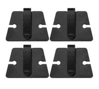 SHERCHPRY 4pcs Car Mic Holder Plastic Hand Microphone Clip for Vehicle Radio Mount Compatible IC-2720H IC-2820H TM241 DR635, Car Mobile Radio Fixing Accessory