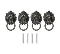 SHERCHPRY 4pcs Chinese Style Lion Head Pull Handle Replacement