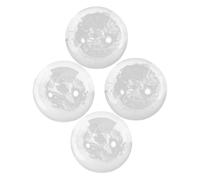 SHERCHPRY 4pcs Crystal Baoding Balls Hand Exercise Massage Balls with Dragon Design for Stress Relief Hand Therapy and Relaxation Transparent Glass for and Physical Wellness