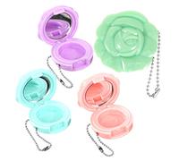 SHERCHPRY 4pcs Empty Lipstick and Eyeshadow Cases Cosmetic Refillable Small Jars Reusable Travel Containers for Women Girls