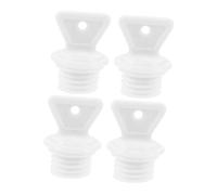 SHERCHPRY 4pcs Hot Water Bottle Lid Sealing Cap for Water Sack Replacement Rubber Plug Inner Diameter Safety Stopper for Leakproof Sealing