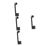 SHERCHPRY 4pcs Metal Crutch Holder for Wheelchair Mobility Scooter Durable Cane Storage Organizer Portable Crutch Bracket for Easy Access and Heavy Load Support for Elderly Users