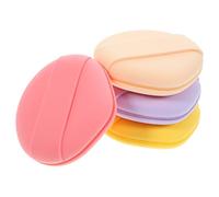 SHERCHPRY 4pcs Round Makeup Sponges for Foundation Powder Dual-sided Foam Applicators for Versatile Wet Dry Use for Home Travel Makeup Applications