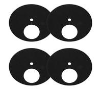 SHERCHPRY 4pcs Self Adhesive Sandpaper Refills for Pet Scratch Board, Heavy Duty Grit Sandpaper Sheets for Cat and Dog Nail Care, Suitable for Home Use, Black 27.5x27.5cm