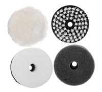SHERCHPRY 4pcs Shoe Polisher Brush with Cleaning Sponge and Dust Removal for Leather Shoes for Thorough Cleaning and Brightening