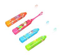 SHERCHPRY 4Pcs Sonic Sound Wave Toothbrushes Full Automatic Electric Toothbrushes for Cartoon Design Safe Material Gentle Cleaning for