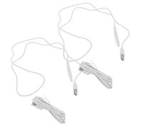 SHERCHPRY 4pcs USB Charging Cable for Cordless Water Flosser Replacement Charger Cord with Secure Connector Fast Charging Portable for Travel and Home Use