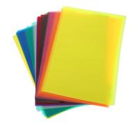 SHERCHPRY 50 Sheets A4 Colorful Cellophane Sheets for Crafts Light Play Art Decorations 10 Colors DIY Wrapping and Handmade Project Film