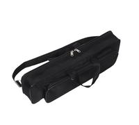 SHERCHPRY 50cm Waterproof Tackle Tool Storage Case with Strap | Black Oxford Cloth, Steel Wire Frame, Foldable Single-layer Design, Ergonomic Handle, for Rods, Lures and Baits