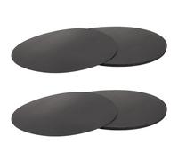 SHERCHPRY 50pcs 36cm Round Black Cardboard Sheets, Kraft Sketch Art Paper for Mandala Drawing and Calligraphy, Thick Painting Paperboard for Craft and Art Projects