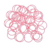 SHERCHPRY 50Pcs Metal Binder Rings for Loose Leaf Index Cards 40Mm Inner Diameter Small Open Book Binding Rings Keychain Clips for Office School Flashcard Organizer