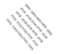 SHERCHPRY 50pcs Nail Sanding Bands 3.1mm Mini Sanding Rings for Nail Drill Manicure Supplies White 240 Grit Gel Polish Remover Art