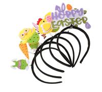 SHERCHPRY 5pcs Easter Headbands for Cartoon Bunny Chick Hair Hoops Easter Party Accessories Lightweight Durable Material Fits Cute Dress Up Headwear for Holiday Celebration