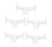 SHERCHPRY 5pcs Eyebrow Symmetry Ruler Brow Tattooing Tools Stencil Scales for Women Plastic Easy to Apply