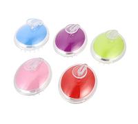 SHERCHPRY 5pcs Silicone Hair Scalp Massage Combs with Handle Portable Hair Wash Brushes for Gentle Scalp Activation and Multi Tooth Design Mixed Colors
