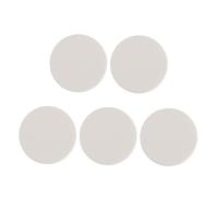 SHERCHPRY 5pcs Small round Latex Powder Applicator Set, Soft Cotton Makeup Sponge for Foundation and Loose Powder, White Cosmetic Blending Tools for Women and Girls, Facial Beauty