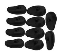 SHERCHPRY 6 Pairs Black Silicone Hair Dye Ear Protectors for Salon and Home Soft Reusable Ear Caps with Fit Chemical Barrier Earmuffs for Hair Coloring Perming and Styling Safety