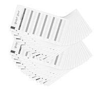 SHERCHPRY 60pcs Budgets Sheets Budget Planner 6.72x3.42x0.04in Lightweight Paper Organize Billing Plan Simple Unique Design Craftsmanship Supply