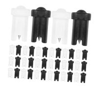 SHERCHPRY 60pcs Eyelash Glue Bottle Needles Blocking Tips for Eyelash Extensions Reliable Bottle Pins for Easy Application Suitable for Salon and Home Use