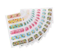 SHERCHPRY 60pcs Waterproof Breathable Colorful Bandages for Boys and Girls Cute Cartoon Adhesive Strips Flexible PE Wound Stickers for Outdoor Activities Playtime