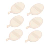 SHERCHPRY 6pcs Loofah Bath Towels Natural Exfoliating Body Bathing Tools Shower Scrubbing Tools Hanging for Home Use Random Style