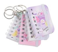 SHERCHPRY 8 pcs kids journal cat diary for girls miniature note book keychains mini book keychain cat notebook, As Shown, 12.00X5.00X1.50CM