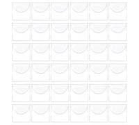 SHERCHPRY 80Pcs Coin Storage Organizer Sleeves 5.5X5.2+3.8Cm Plastic Coin Protectors Pouches for Commemorative and Collectible Storage and Display