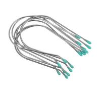 SHERCHPRY 8Pcs Electric Heated Curling Roller Clips U Shaped Hair Curler Securing Pins for Effortless Home Styling Compatible with Hot Rollers Compact Space Saving Design