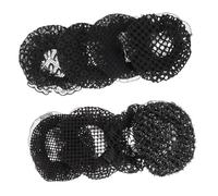 SHERCHPRY 8pcs Hairnets Elastic Hairnets for Hair Bun Holding Hair Net Headdress Girl Snood Mesh Net Elastics Bun Cover Gauze and Cloth Easy Fit